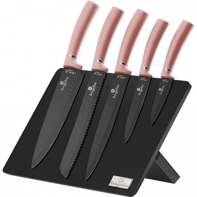 Berlinger Haus sada nožů s magnetickým stojanem I Rose Edition 6 ks