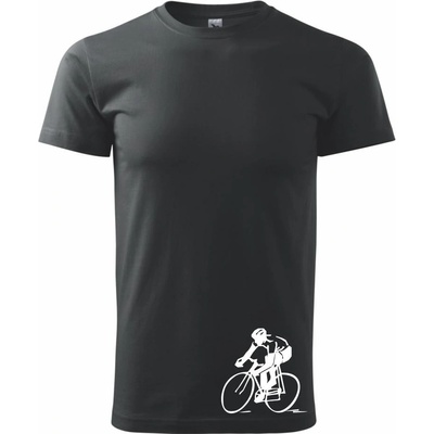 Cestný cyklista pánske tričko čierne