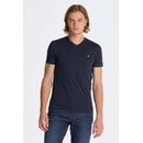 Gant tričko Slim Shield V-Neck T-Shirt modré
