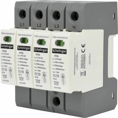 Prepäťová ochrana SPD02-4P-B+C Schelinger