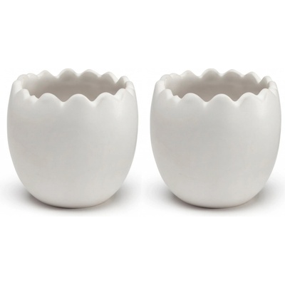 Cooee Design keramika stojánek na vejce white set 2 ks – Zboží Mobilmania