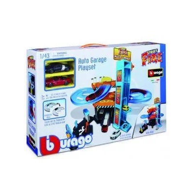 Bburago Комплект за игра Bburago - гараж с автомивка, 1бр. Количка 1: 43, 0930551