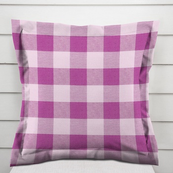 Biante bavlna s lemom Olivia OL-021 Fialová kocka veľká 60 x 60 cm