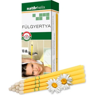 Naturhelix Ušná sviečka harmanček 10 ks