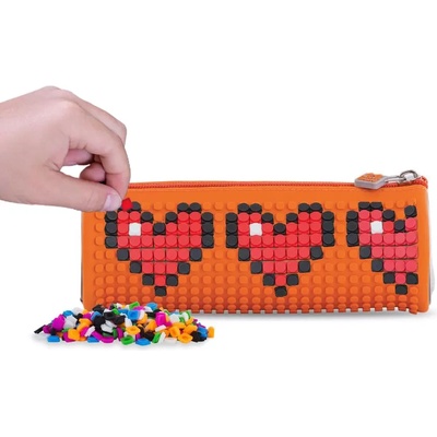 PIXIE CREW Несесер цилиндър Pixie Crew Grey/Orange