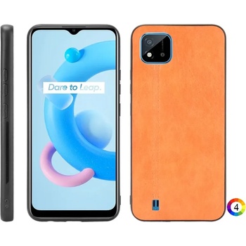 Image 1 of OPPO Realme C11 2021 / Realme C20 Удароустойчив Кожен Калъф и Протектор