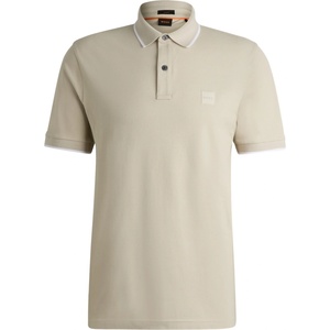 Boss Блуза с яка Boss Mens BOSS ORANGE Pique Short Sleeve Polo Shirt with Logo Detail - Lt Beige 271