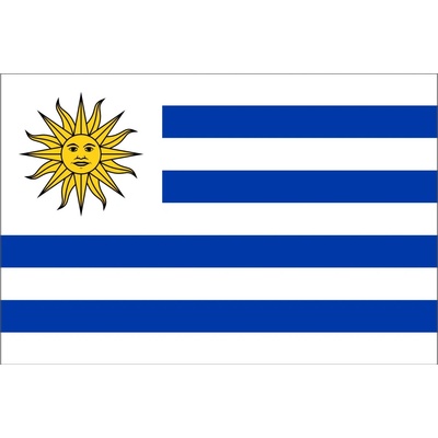 Uruguay vlajka - 150 x 225 cm - tunel, karabina