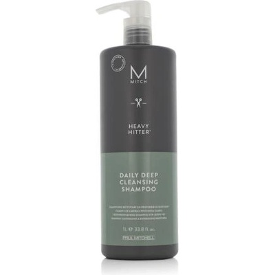 Paul Mitchell Mitch Heavy Hitter Daily Deep Cleansing Shampoo 1000 ml мъжки шампоан за дълбоко почистване за мъже