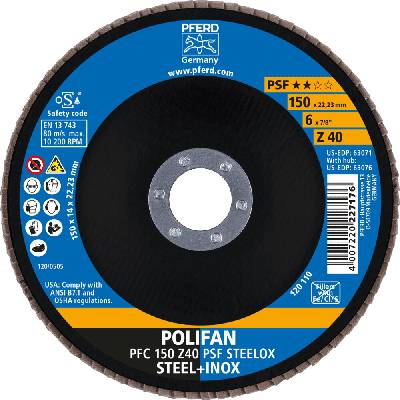 Pferd lamelový brúsny kotúč 150 mm 67764150