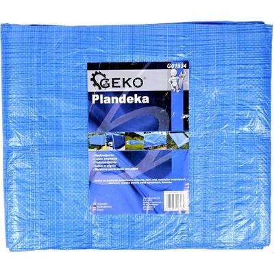Geko krycia plachta plachta 6x12 M MODRÁ G01962 75 gr / m2