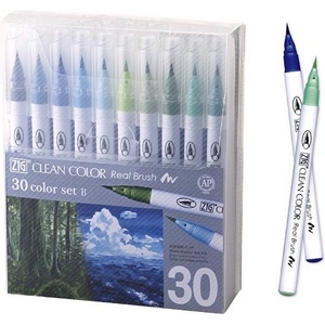 ZIG Clean Color Yст Q Mолив Qред Сет B с 30бр (RB-6000AT/30VB)