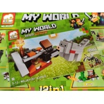  Конструктор с фигура My World с фигура на куче 43 части