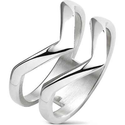 Mabell Dámský prsten z chirurgické oceli VERONICA CZ221R M6585S 5C45