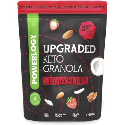 Powerlogy Upgraded Keto Granola Strawberry 700 g
