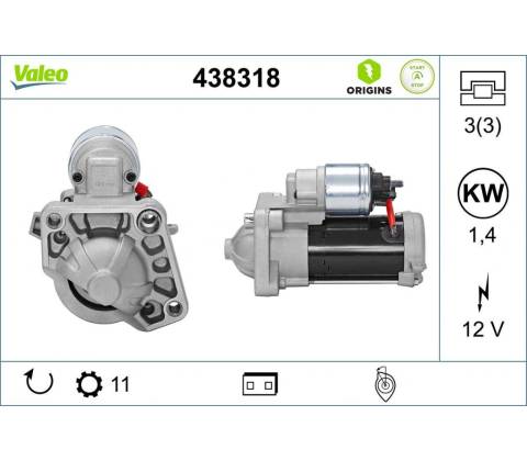 Startér VALEO 438318