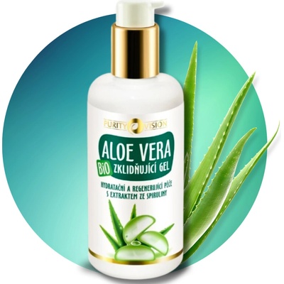 Purity Vision zklidňující aloe vera gel 200 ml – Zboží Dáma