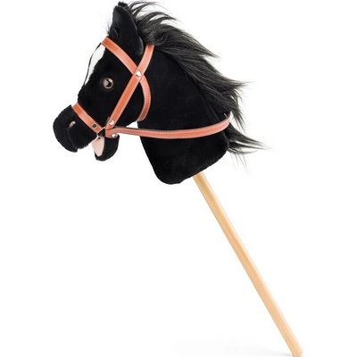 Hobby horse Baron Faunica čierny kôň na tyči sozvukmi