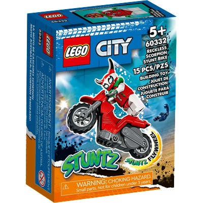 LEGO® CITY Stuntz - Reckless Scorpion Stunt Bike (60332)