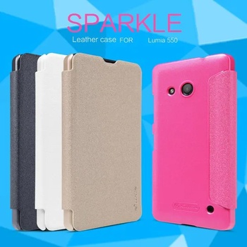 Image 1 of Microsoft Lumia 550 Nillkin Кожен калъф и Протектор