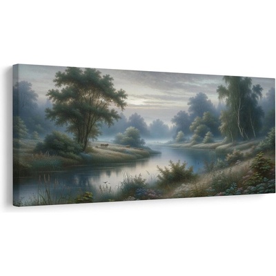 Obraz tichá řeka - 100x50