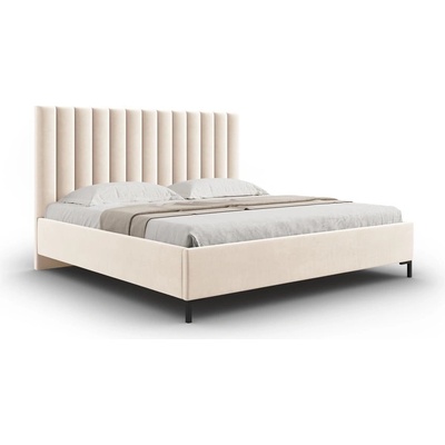 Mazzini Beds Casey s úložným priestorom s roštom Béžová