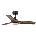 Faro Barcelona Faro 33806wt-1tw - led вентилатор heywood s 10w/230v дърво/черен, Ø 90 см wt+do (fa33806wt-1tw)