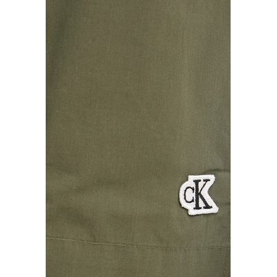 Calvin Klein Jeans къси панталони дамски от памук (LV047G617G)