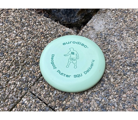 Discgolf - putter zelená