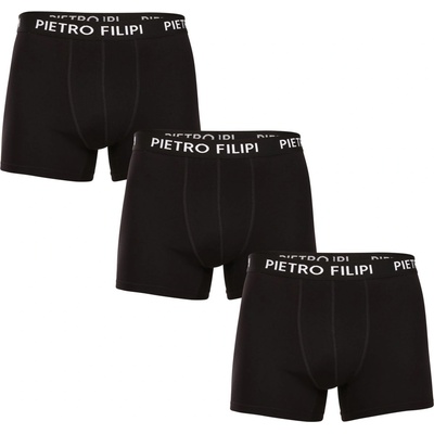 Pietro Filipi Набор от три - мъжки боксерки Pietro Filipi черни Pietro Filipi | Cheren | МЪЖЕ | XXL