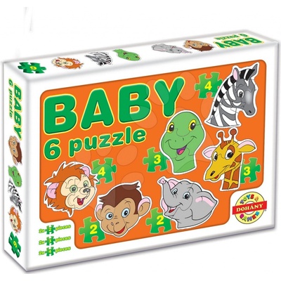 Dohány Baby exotické zvieratká 6-obrázkové DH635-4
