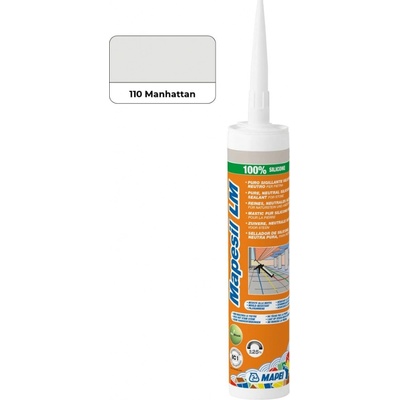 Mapesil LM 110 Těsnící silikonový tmel 310 g Manhattan