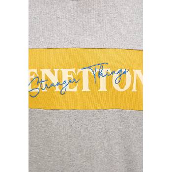 Benetton Памучен суичър United Colors of Benetton x Stranger Things (342ZU10BA)