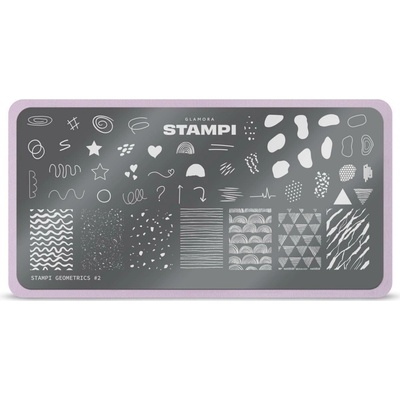 Glamora Stampi kovová destička GEOMETRICS 2