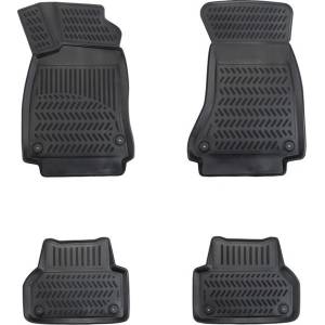  Комплект 4бр. 3D Гумени стелки за купе от TPE гума X-Series за AUDI A5 2016+ SPORTBACK, AUDI A4 2016+