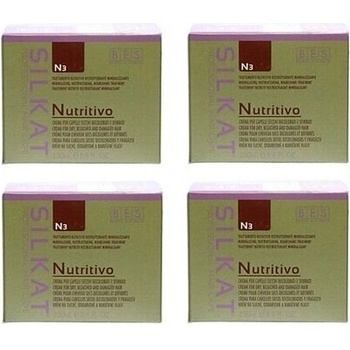 BES Silkat Nutritivo N3 Regeneračná zábalová maska pre extra poškodené vlasy 250 ml