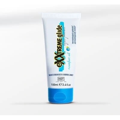 Hot eXXtreme Glide lubrikant na vodnej báze + komfortný olej a+ 100 ml