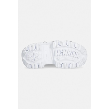 New Rock Кожени маратонки New Rock PELO CALVAS BLANCO PLATA, TANK BLANCO TORN (M.106.C172)