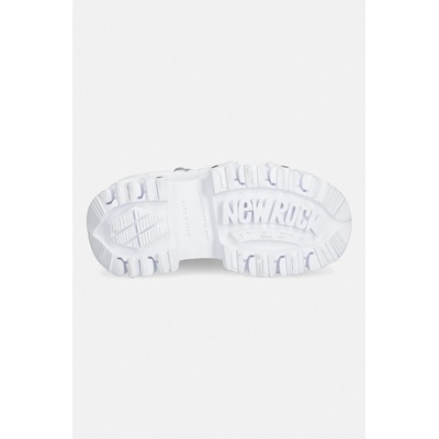 New Rock Кожени маратонки New Rock PELO CALVAS BLANCO PLATA, TANK BLANCO TORN (M.106.C172)