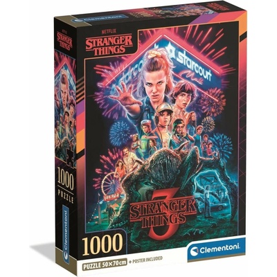 Clementoni Netflix Stranger Things 3.série 1000 dielov