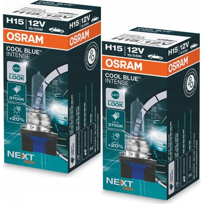 Osram Cool Blue Intense H15 PGJ23t-1 12V 55/15W