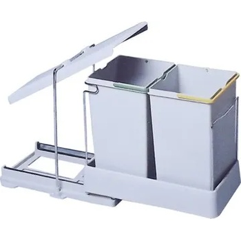 Pelikan Кош за боклук за вграждане Грийн за врата 35 см, селективно събиране 2 х 14 л