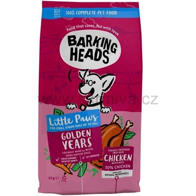 Barking Heads Little Paws Golden Years Chicken 6 kg
