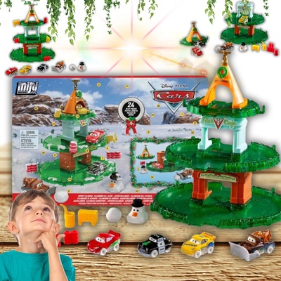 Mattel HXT34 Cars Mini auta Adventní kalendář 2024
