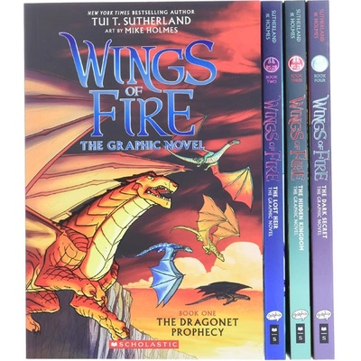 Wings of Fire Graphix Paperback Box Set Books 1-4