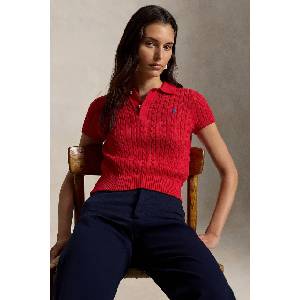 Ralph Lauren пуловер с къси ръкави дамски от памук (211972118) - answear - 234,50 лв
