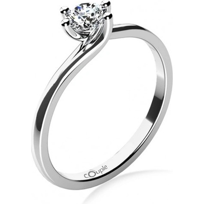 Couple Patric zásnubní prsten z bílého zlata 6864101 0 1