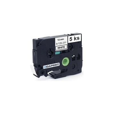 Gigaprint 5ks Brother TZE-231 - kompatibilná