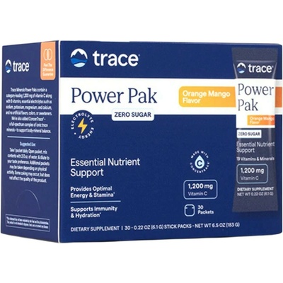 Trace Minerals Power Pak Elektrolyty Orange Mango 30 sáčkov