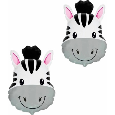 FLEXMETAL Balón fóliový Zebra safari 60 cm